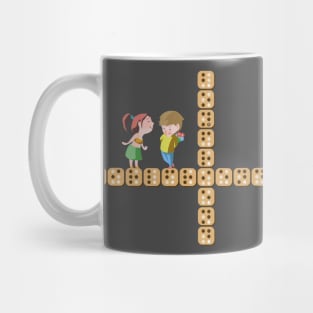 Scrabble Cross Girlfriend & Boyfriend Mug